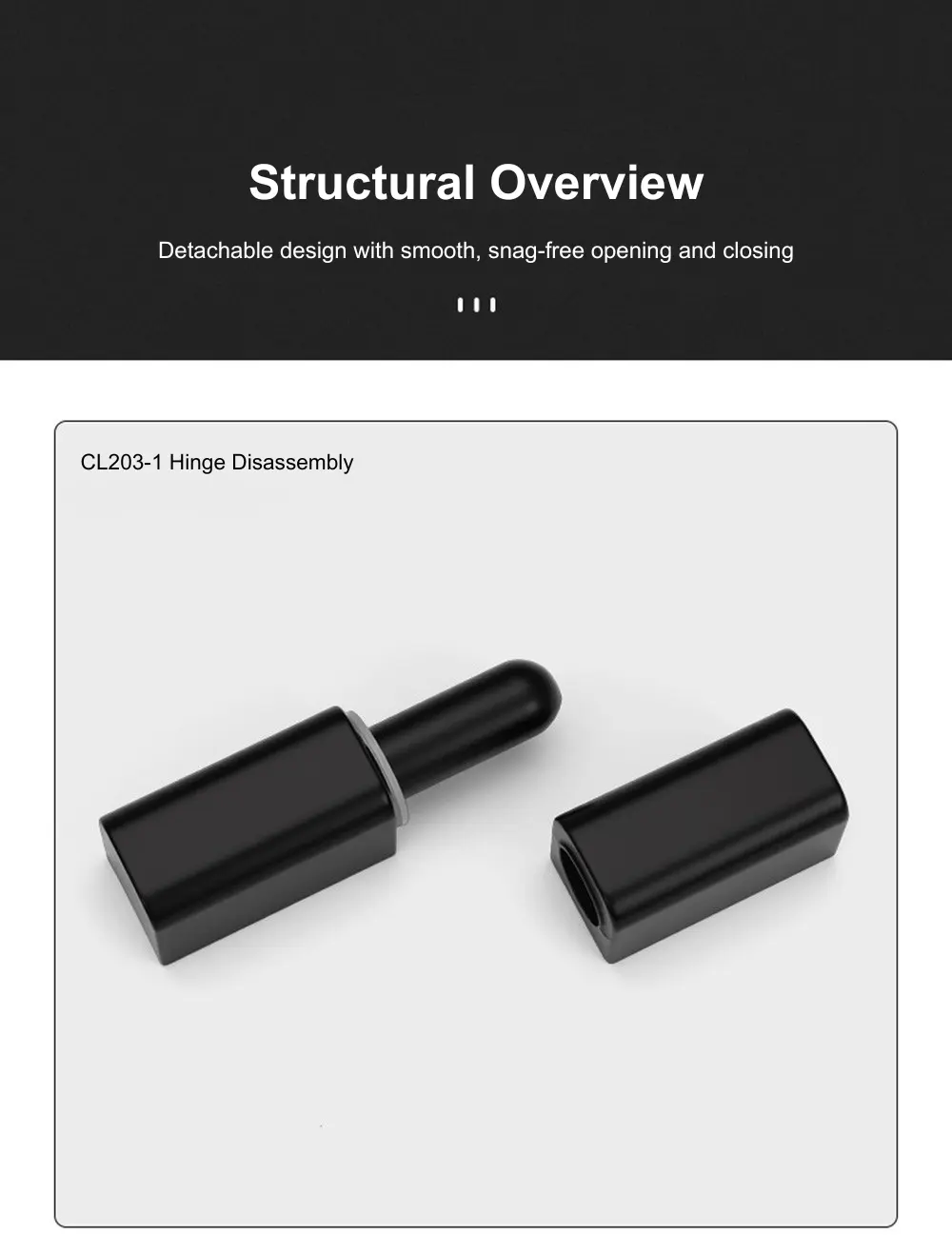 Enclosure Left And Right Dismantling Block Hinge